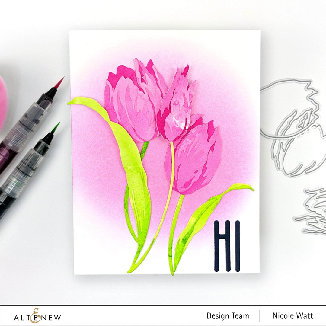 Part A-Glitz Art Craft Co.,LTD Dies Craft-A-Flower: Tulip Layering Die Set