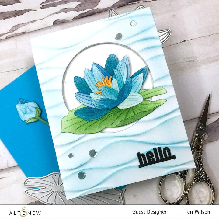 Part A-Glitz Art Craft Co.,LTD Dies Craft-A-Flower: Water Lily Layering Die Set