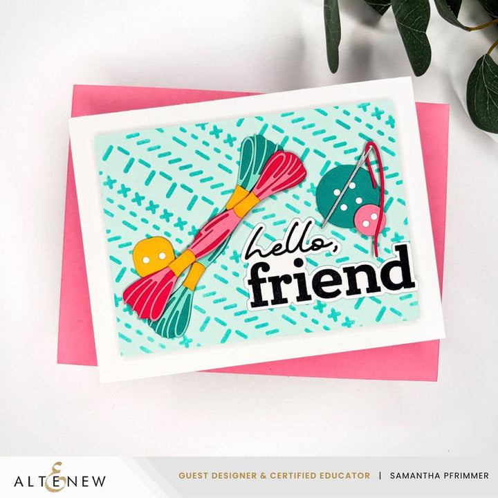 Craft Your Life Project Kit: Stitched With Love Add-On Die Set