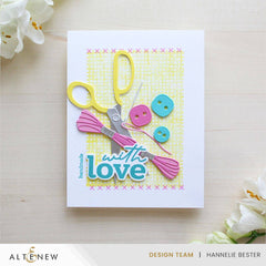 Craft Your Life Project Kit: Stitched With Love Add-On Die Set