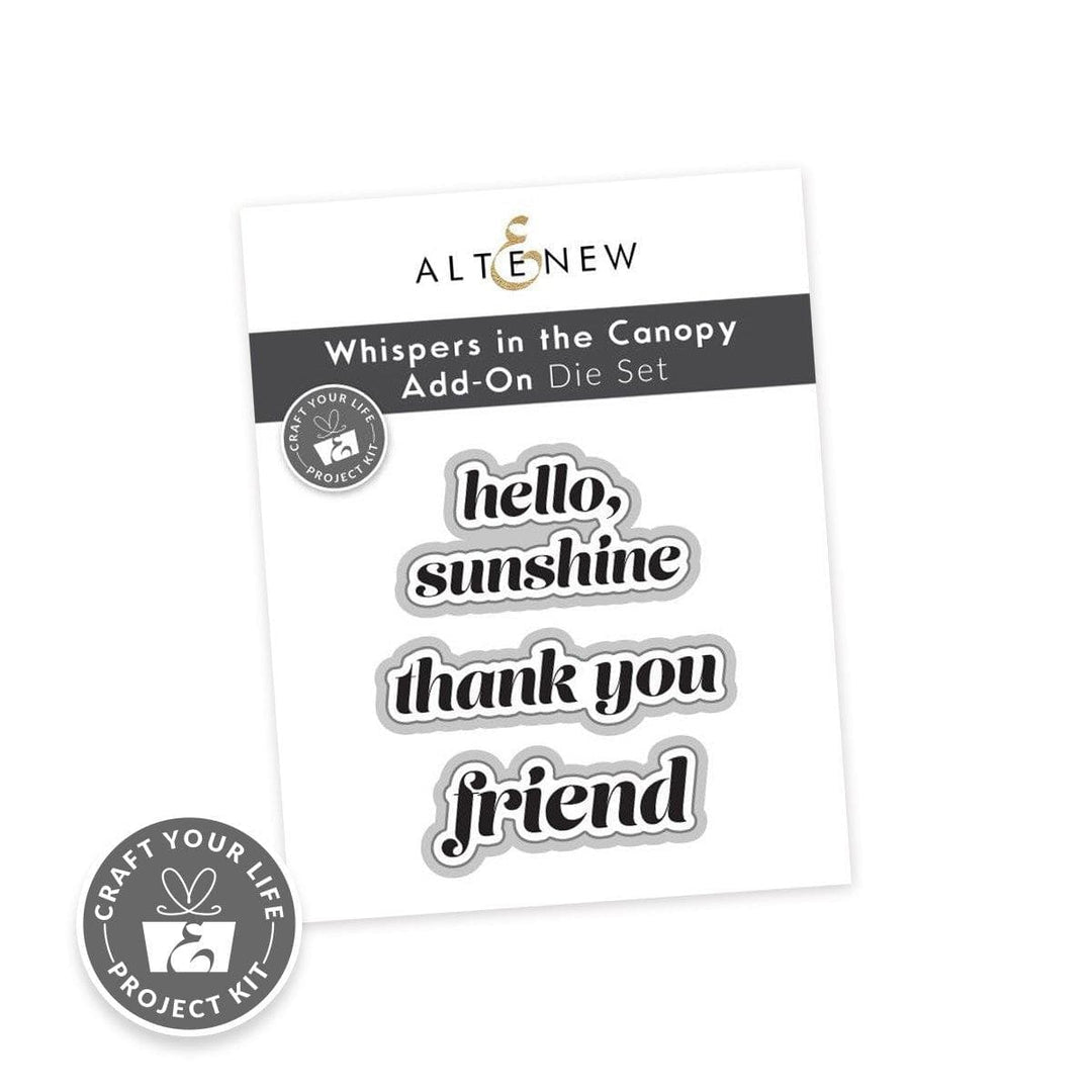Craft Your Life Project Kit: Whispers in the Canopy Add-On Die Set