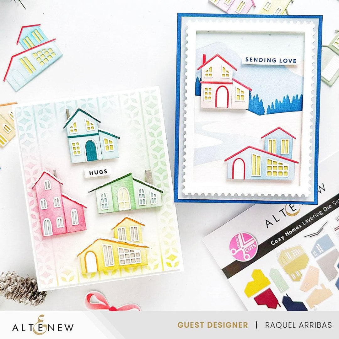 Creative Cuts: Cozy Homes Layering Die Set