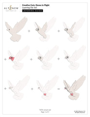 Creative Cuts: Doves in Flight Layering Die Set