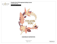 Creative Cuts: EZ Arrangement Antique Leaves Layering Die Set