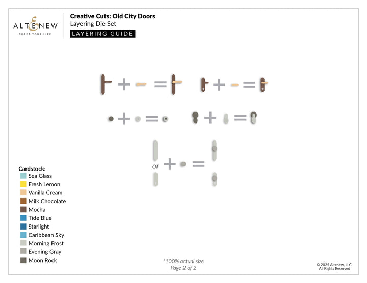 Creative Cuts: Old City Doors Layering Die Set