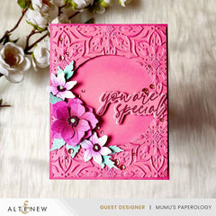 Cute Open Rose Layering Die Set