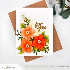 Cute Open Rose Layering Die Set
