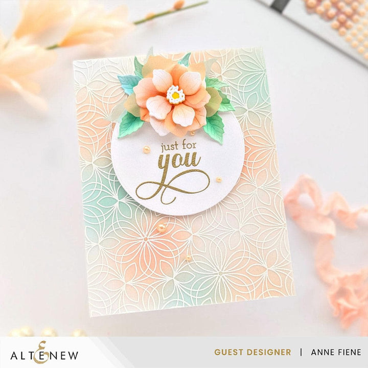 Cute Open Rose Layering Die Set