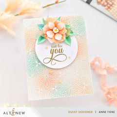 Cute Open Rose Layering Die Set
