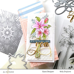 Part A-Glitz Art Craft Co.,LTD Dies Dotted Starburst Debossing Cover Die