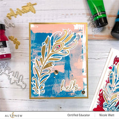 Part A-Glitz Art Craft Co.,LTD Dies Dreamy Feathers Die Set
