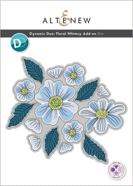 Dynamic Duo: Floral Whimsy Add-on Die