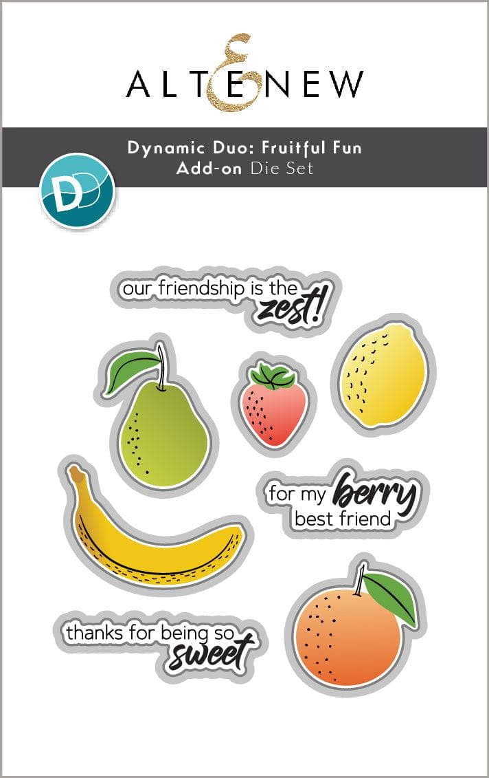 Dynamic Duo: Fruitful Fun Add-On Die Set