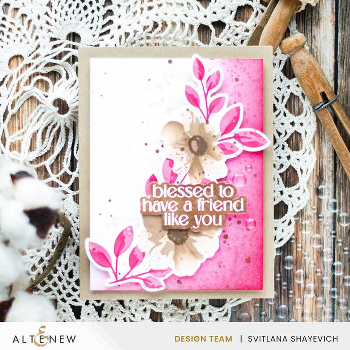 Dynamic Duo: Painted Blossoms Add-On Die Set