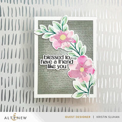 Dynamic Duo: Painted Blossoms Add-On Die Set