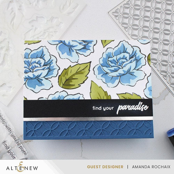 Part A-Glitz Art Craft Co.,LTD Dies Dynamic Duo: Paradise Flowers Add-On Die Set