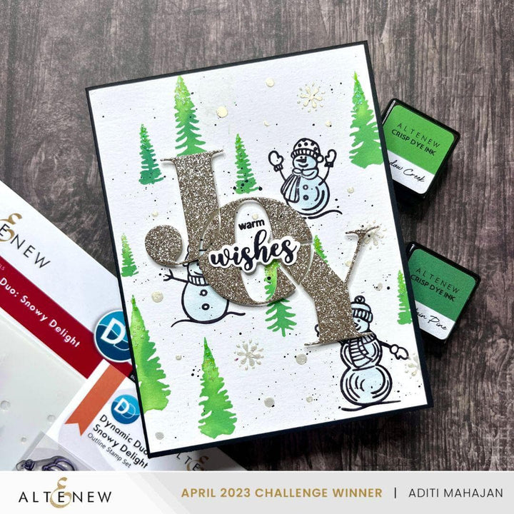 Part A-Glitz Art Craft Co.,LTD Dies Dynamic Duo: Snowy Delight Add-On Die Set