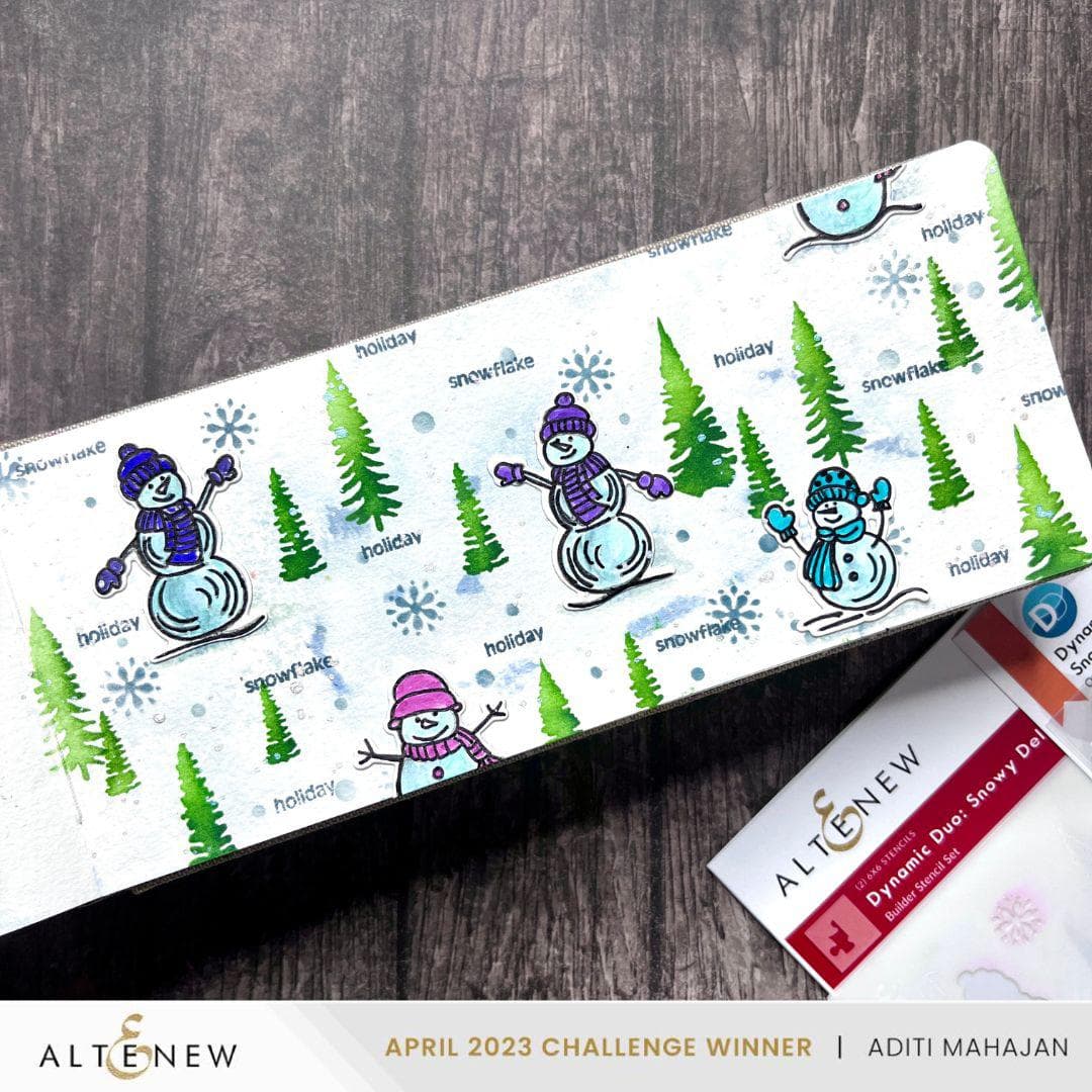 Part A-Glitz Art Craft Co.,LTD Dies Dynamic Duo: Snowy Delight Add-On Die Set