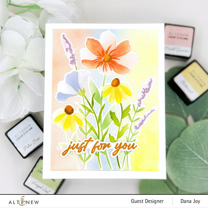 Part A-Glitz Art Craft Co.,LTD Dies Dynamic Duo: Wildflower Bouquet Add-On Die Set
