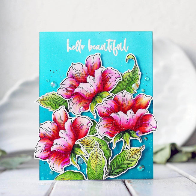 Part A-Glitz Art Craft Co.,LTD Dies Engraved Flowers Die Set
