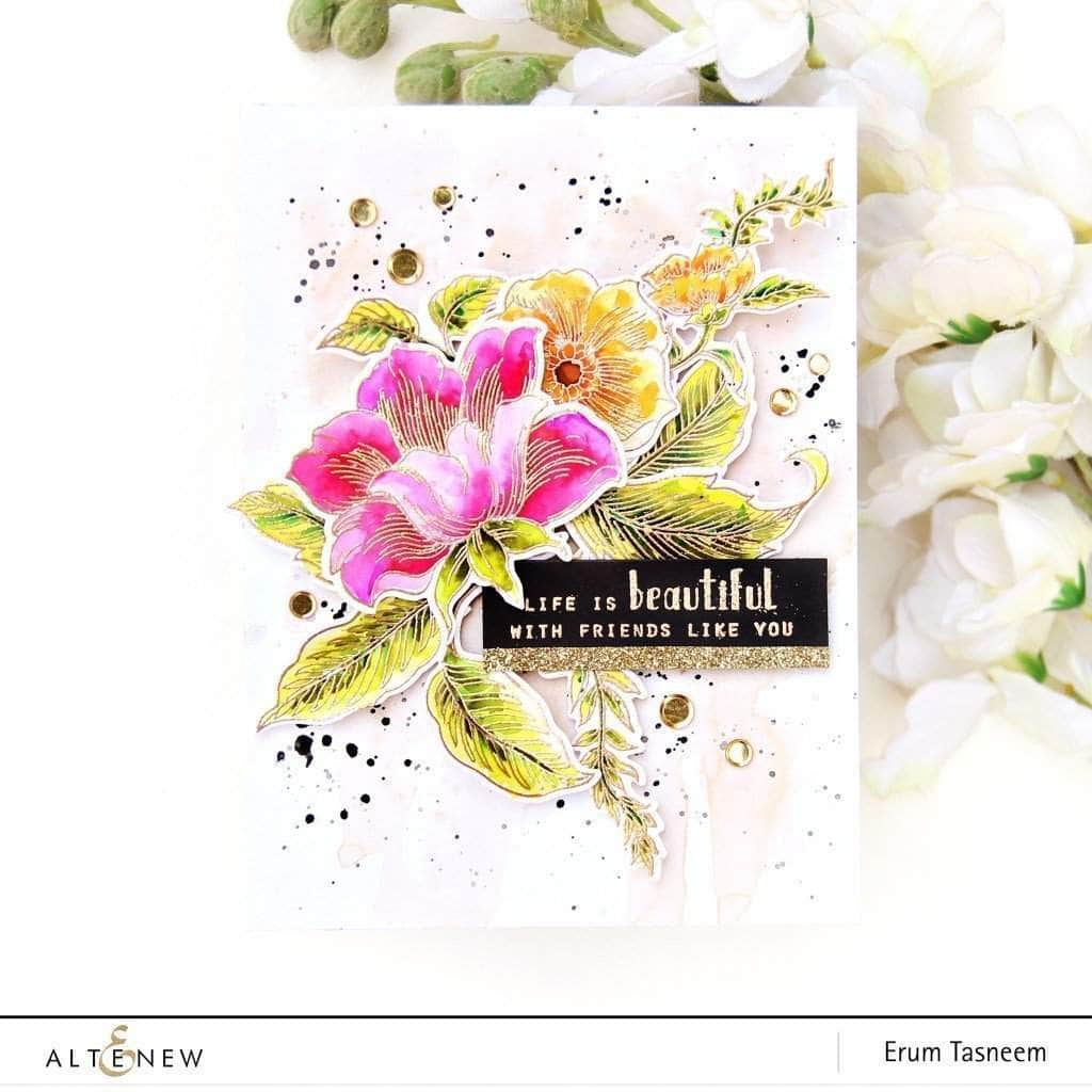 Part A-Glitz Art Craft Co.,LTD Dies Engraved Flowers Die Set