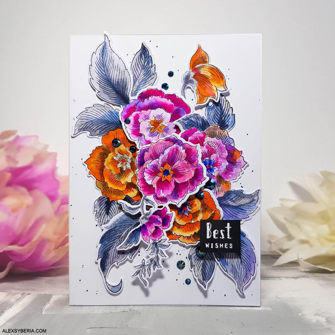 Part A-Glitz Art Craft Co.,LTD Dies Engraved Flowers Die Set