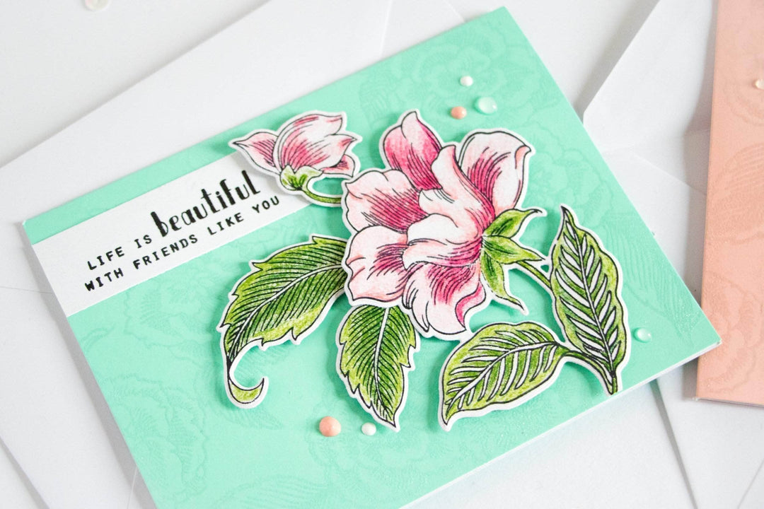 Part A-Glitz Art Craft Co.,LTD Dies Engraved Flowers Die Set