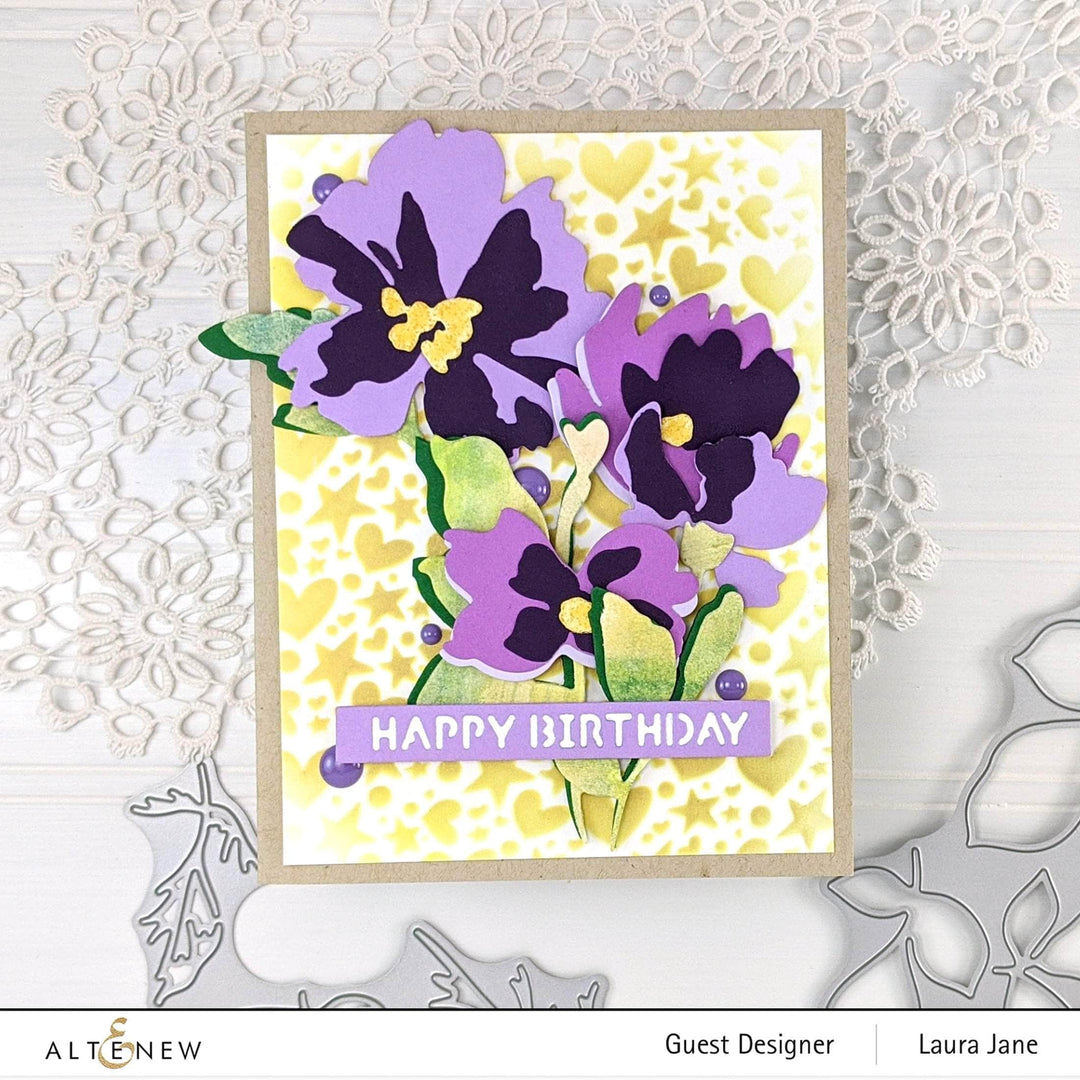 Part A-Glitz Art Craft Co.,LTD Dies Essential Sentiment Strips Die Set