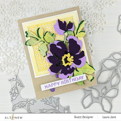 Part A-Glitz Art Craft Co.,LTD Dies Essential Sentiment Strips Die Set