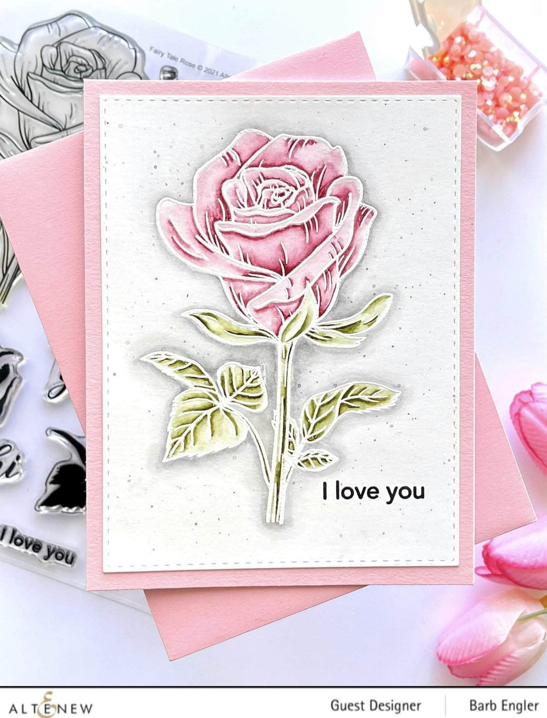 Part A-Glitz Art Craft Co.,LTD Dies Fairy Tale Rose Die Set
