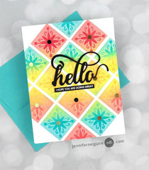 Part A-Glitz Art Craft Co.,LTD Dies Fancy Hello Die