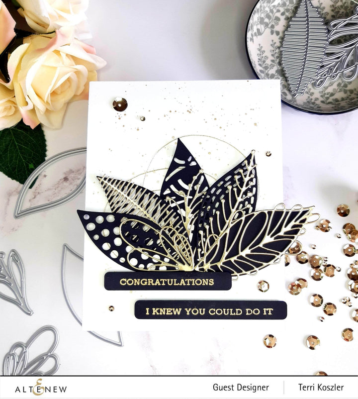 Part A-Glitz Art Craft Co.,LTD Dies Featured Sentiments Die Set