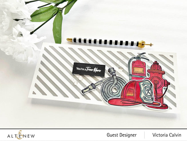 Part A-Glitz Art Craft Co.,LTD Dies Firefighter Heroes Die Set