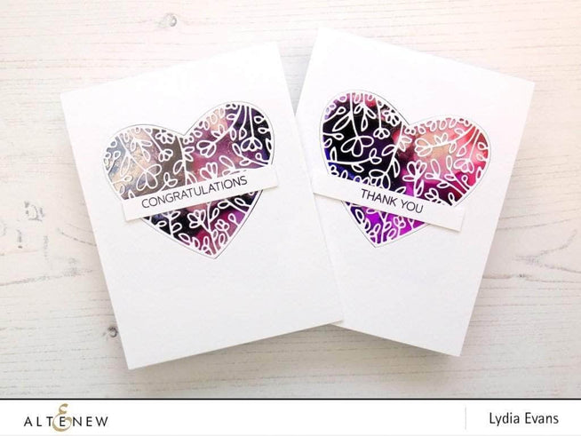 Part A-Glitz Art Craft Co.,LTD Dies Floral Heart Frame Die