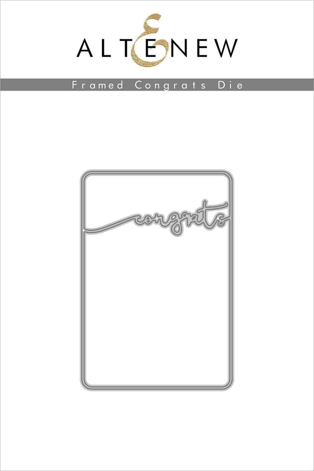 Part A-Glitz Art Craft Co.,LTD Dies Framed Congrats Die