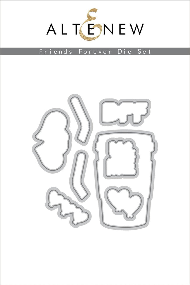 Part A-Glitz Art Craft Co.,LTD Dies Friends Forever Die Set