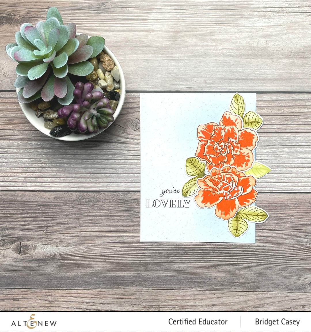 Part A-Glitz Art Craft Co.,LTD Dies Gardenia Duo Die Set
