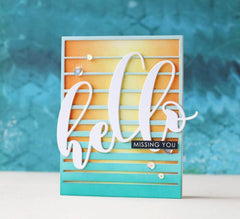 Part A-Glitz Art Craft Co.,LTD Dies Gradient Stripes Cover Die