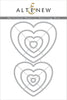 Part A-Glitz Art Craft Co.,LTD Dies Halftone Hearts Nesting Die Set