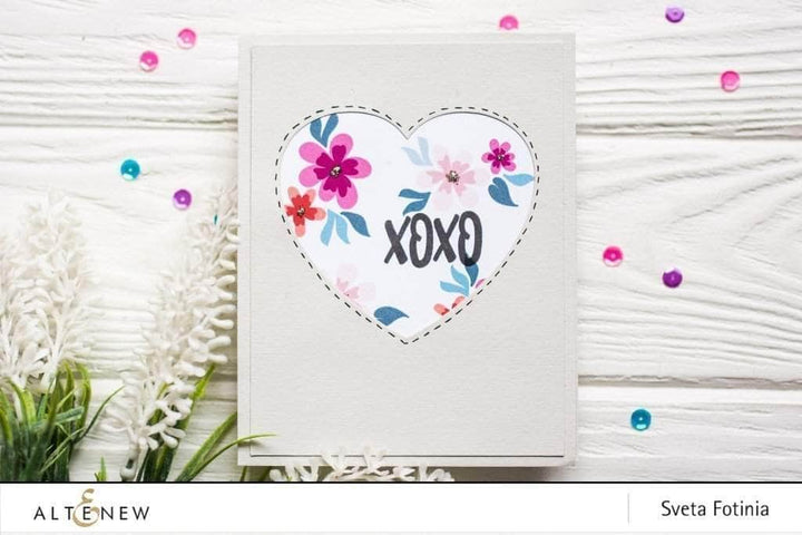 Part A-Glitz Art Craft Co.,LTD Dies Halftone Hearts Nesting Die Set