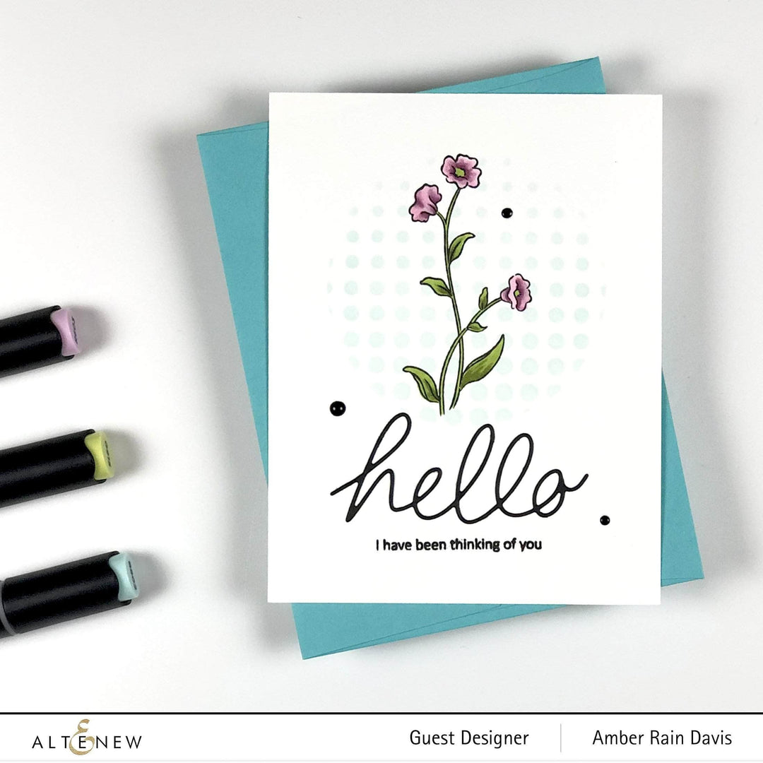 Part A-Glitz Art Craft Co.,LTD Dies Handwritten Hello Die Set
