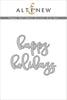 Part A-Glitz Art Craft Co.,LTD Dies Happy Holidays Script Die Set