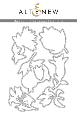 Part A-Glitz Art Craft Co.,LTD Dies Happy Pomegranates Die Set