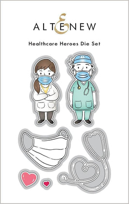 Part A-Glitz Art Craft Co.,LTD Dies Healthcare Heroes Die Set