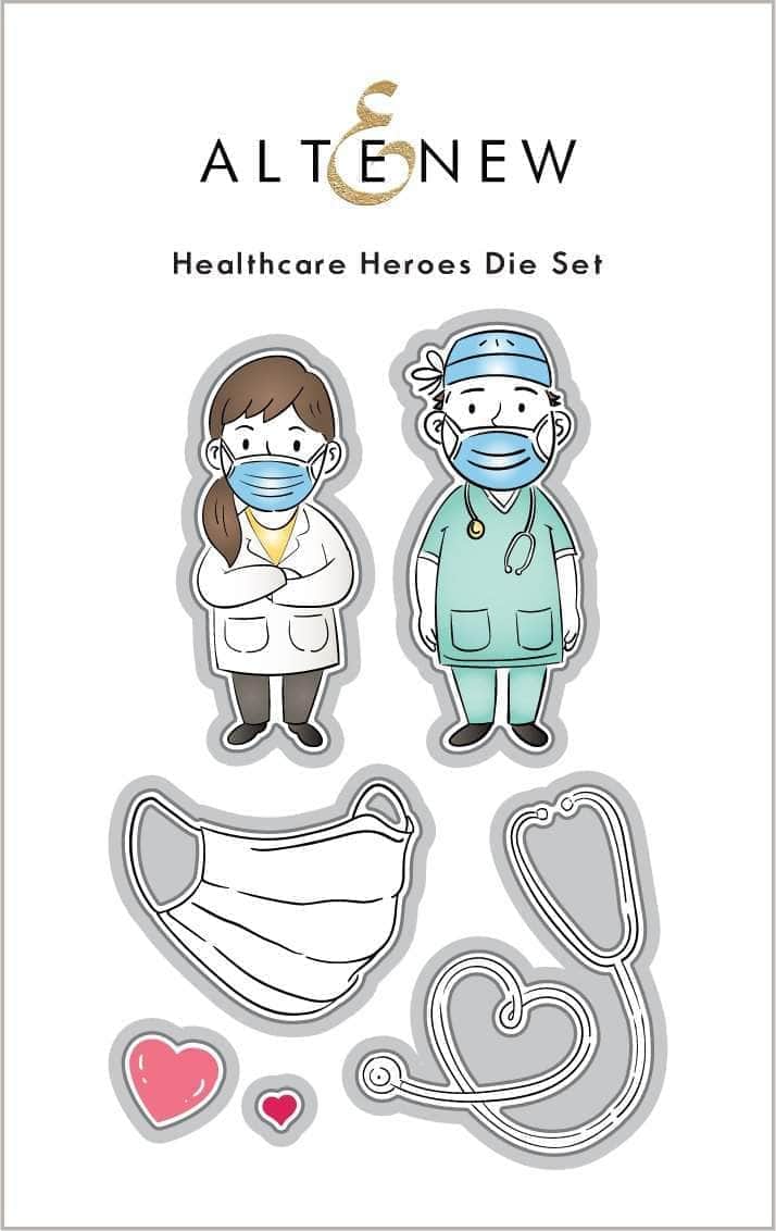 Part A-Glitz Art Craft Co.,LTD Dies Healthcare Heroes Die Set