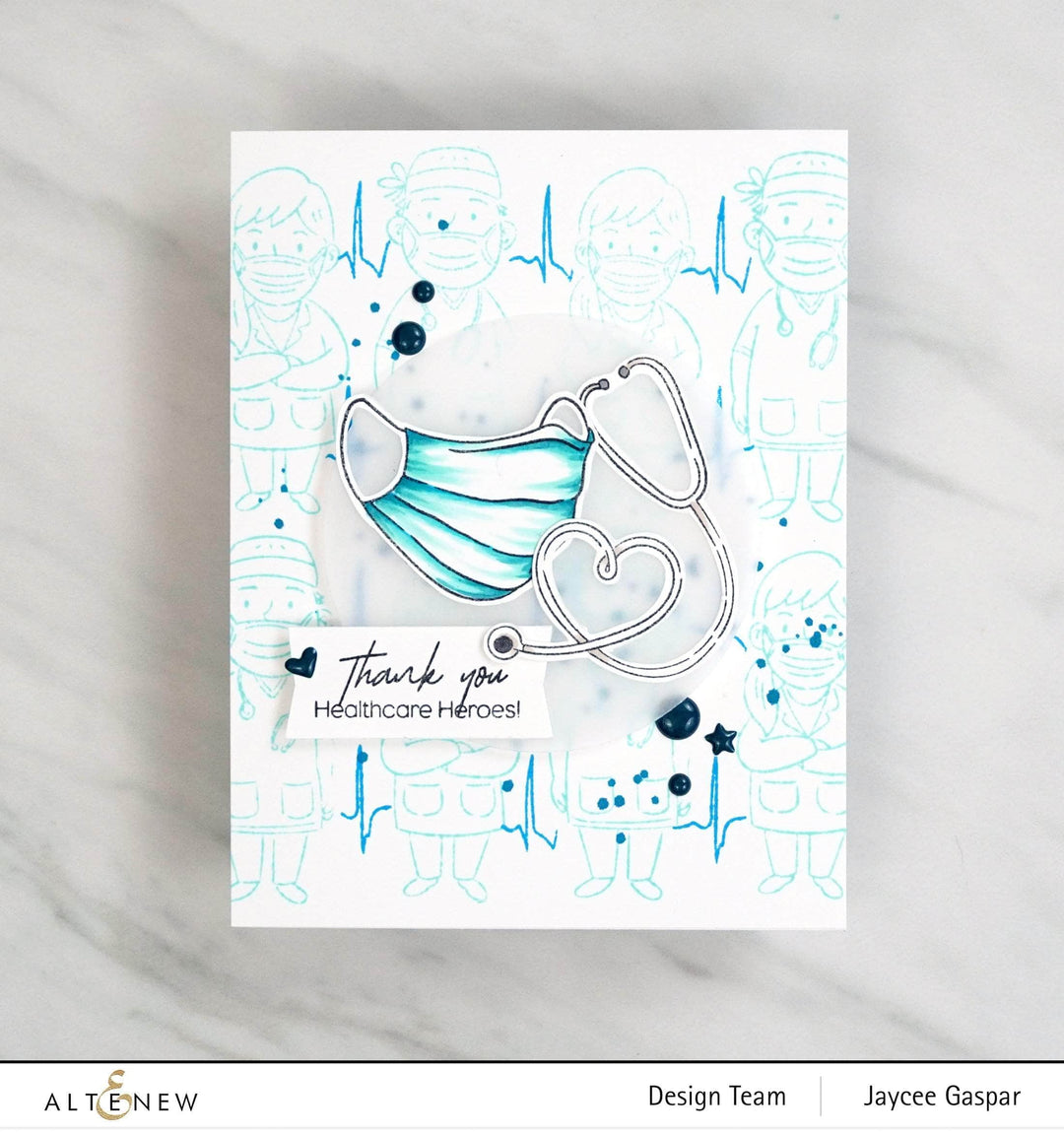 Part A-Glitz Art Craft Co.,LTD Dies Healthcare Heroes Die Set