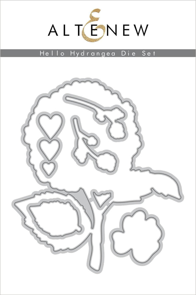 Part A-Glitz Art Craft Co.,LTD Dies Hello Hydrangea Die Set