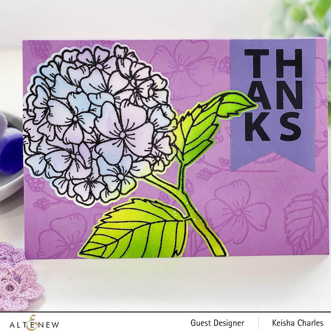 Part A-Glitz Art Craft Co.,LTD Dies Hello Hydrangea Die Set
