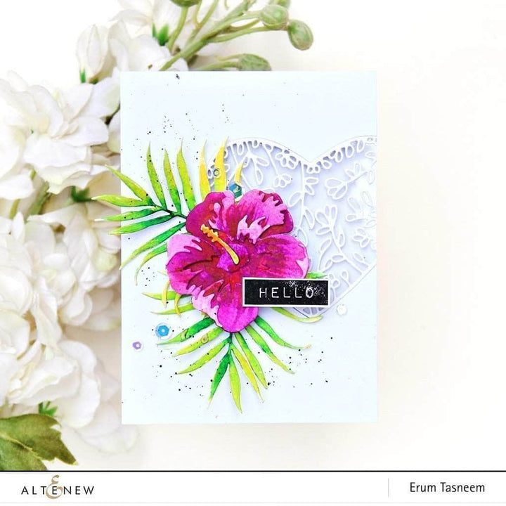 Part A-Glitz Art Craft Co.,LTD Dies Hibiscus Garden 3D Die Set