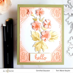 Part A-Glitz Art Craft Co.,LTD Dies Hill Blossoms Die Set